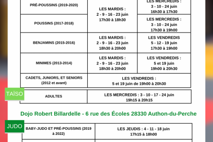 PORTES OUVERTES DU CLUB !