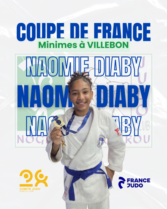 Image de l'actu 'Naomie DIABY - 3 ème à la COUPE DE FRANCE'