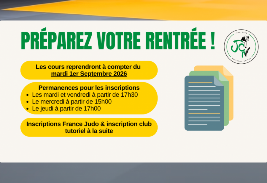 REJOINDRE LE CLUB POUR LA SAISON 2026 - 2027